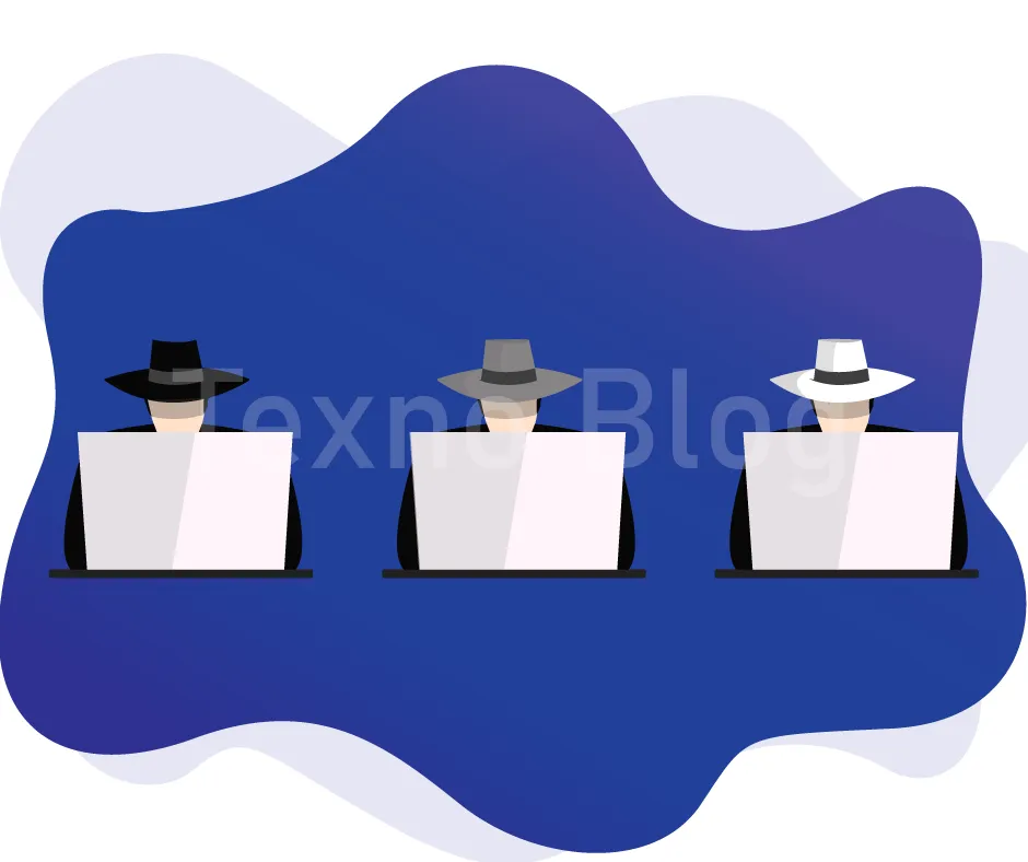 https://texno.blog/public/Black Hat, Grey Hat və White Hat hakerlər arasında fərq